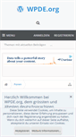Mobile Screenshot of forum.wpde.org