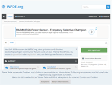 Tablet Screenshot of forum.wpde.org